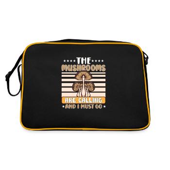 Morels Mushroom Picker Mushroom Farmer Mushroom - Sac Retro - noir/or - Dos