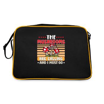 Morels Mushroom Picker Mushroom Farmer Mushroom - Sac Retro - noir/or - Dos