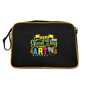 Artiste Peinture Peintre Art Couleur Art Professeur - Sac Retro - noir/or - Dos