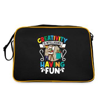 Artiste Peinture Peintre Art Couleur Art Professeur - Sac Retro - noir/or - Dos