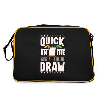 Artiste Peinture Peintre Art Couleur Art Professeur - Sac Retro - noir/or - Dos