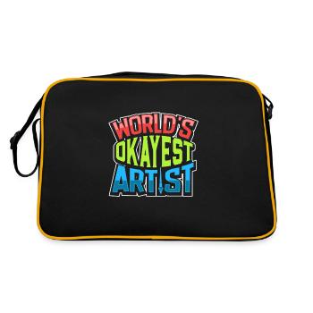 Artiste Peinture Peintre Art Couleur Art Professeur - Sac Retro - noir/or - Dos
