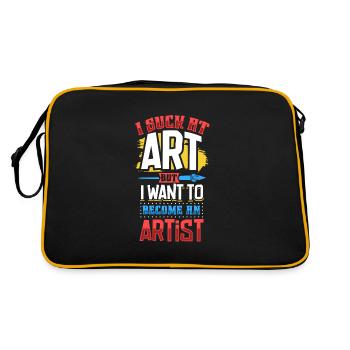 Artiste Peinture Peintre Art Couleur Art Professeur - Sac Retro - noir/or - Dos