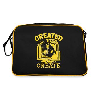 Artiste Peinture Peintre Art Couleur Art Professeur - Sac Retro - noir/or - Dos
