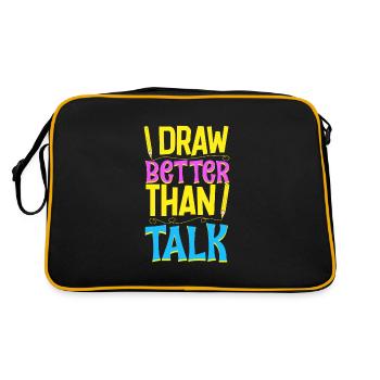 Artiste Peinture Peintre Art Couleur Art Professeur - Sac Retro - noir/or - Dos