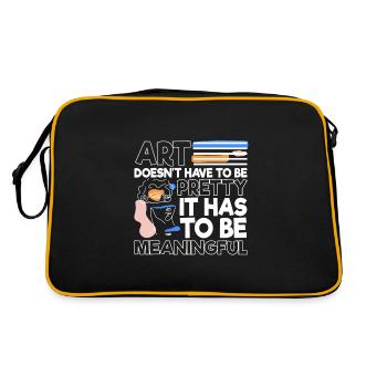 Artiste Peinture Peintre Art Couleur Art Professeur - Sac Retro - noir/or - Dos