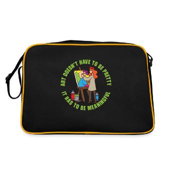 Artiste Peinture Peintre Art Couleur Art Professeur - Sac Retro - noir/or - Dos