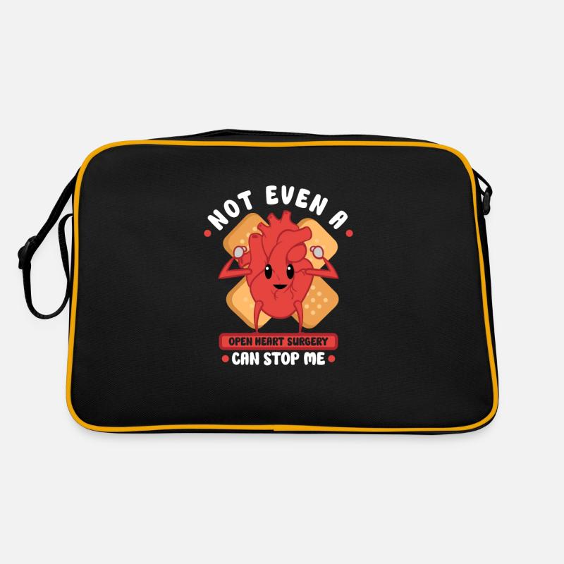 Heart Attack Open Heart Surgery Heart Surgery Gift Retro Tasche