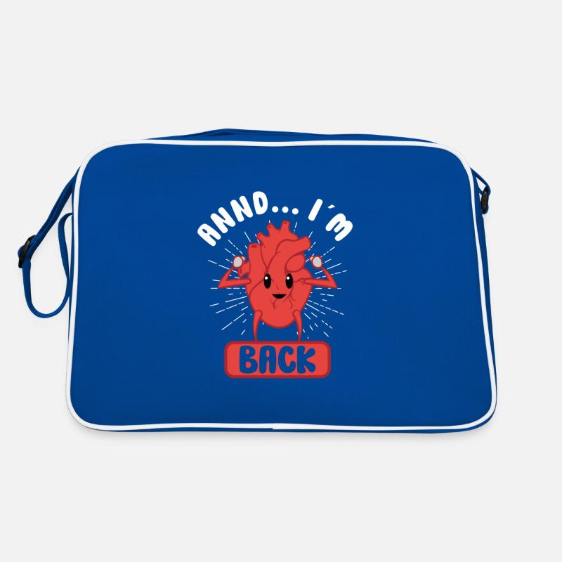 Heart Attack Open Heart Surgery Heart Surgery Gift Retro Tasche