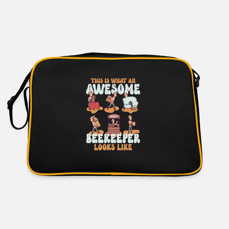 Honey Bee Beekeeping Beekeeper Honeybee Beekeeping Retro Tasche