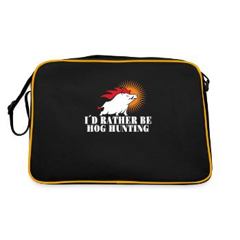 Wild boar hunters Wild boar hunters Wild boar hunters - Retro Bag - black/gold - Back