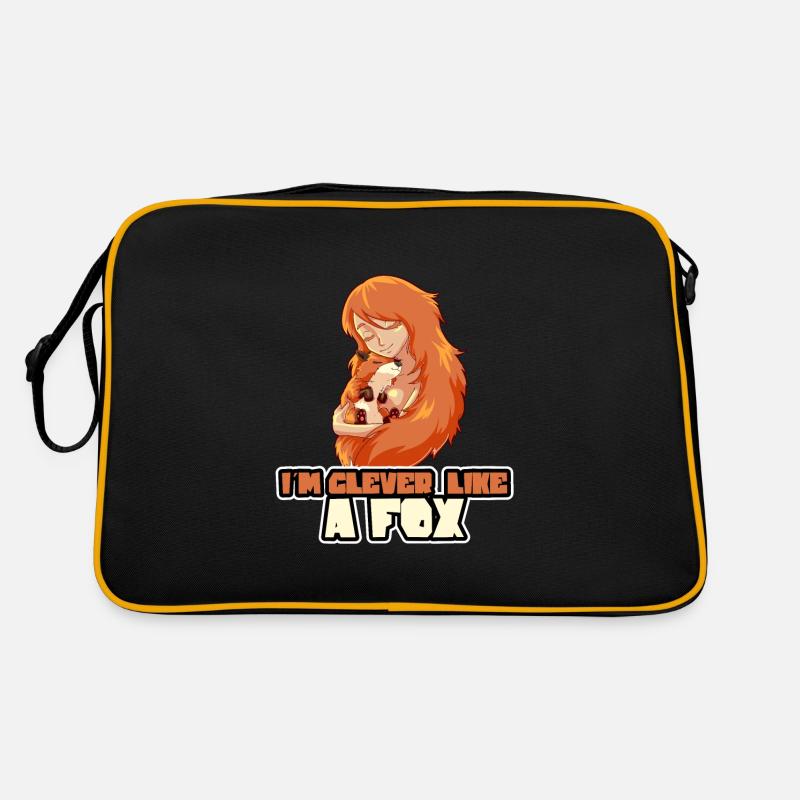 Redhead Ginger Red Haired Funny Ginger Hair Fox Retro Tasche