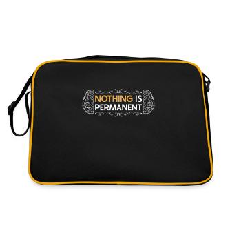 Stroke Survivor Stroke Awareness - Retro Bag - black/gold - Back