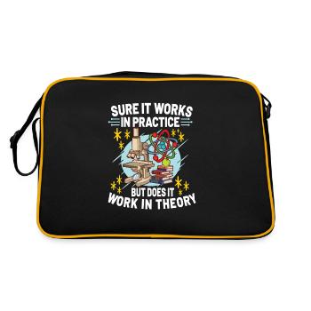 Physique Science Physicien Professeur de physique Cadeau - Sac Retro - noir/or - Dos