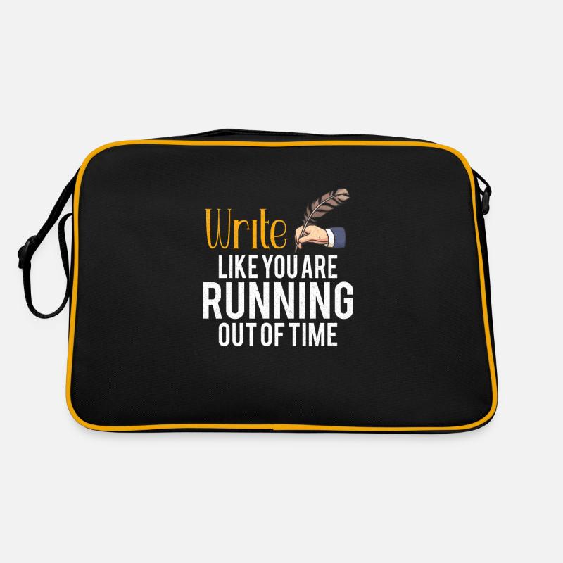 Author Writing Writers Literature Retro Bag