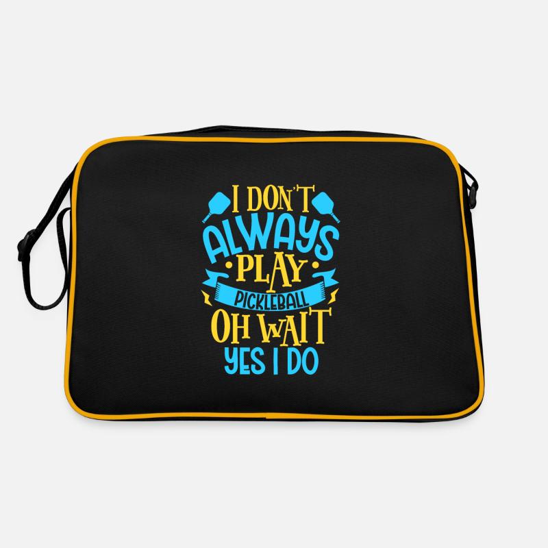 Pickleball Player Pickleball Paddle Pickleball Retro Tasche