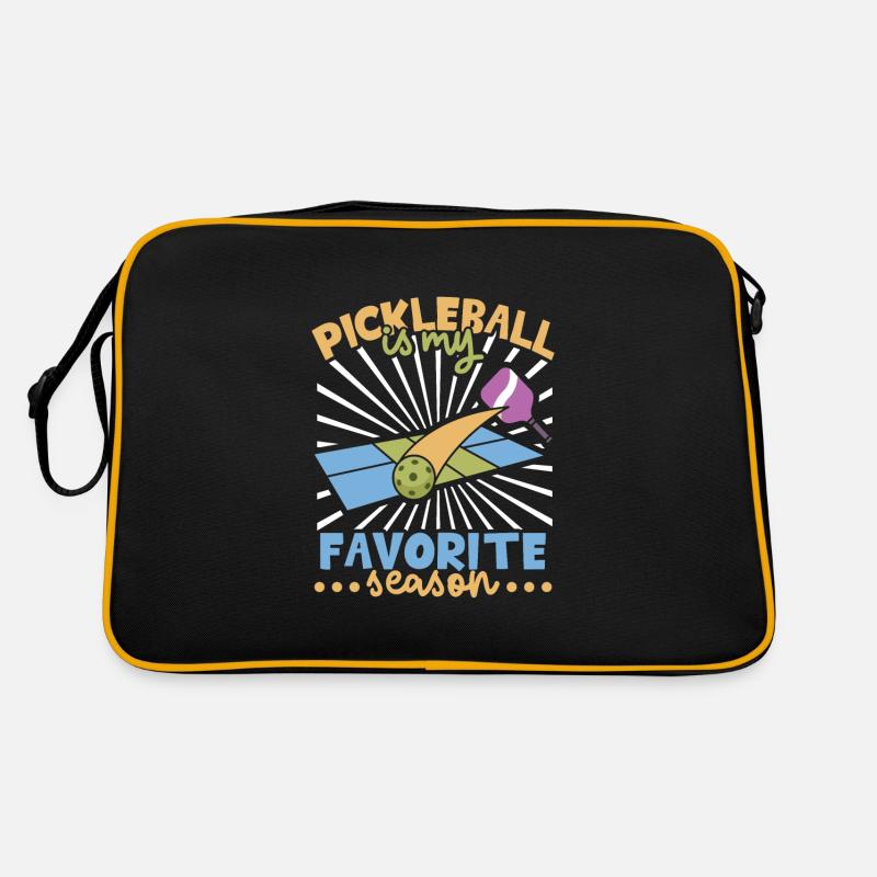 Pickleball Player Pickleball Paddle Pickleball Retro Tasche