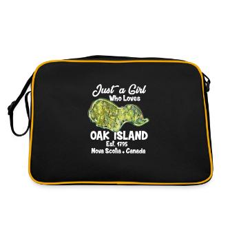 Oak Island / Treasure Hunting Oak Island Mystery - Retro Bag - black/gold - Back