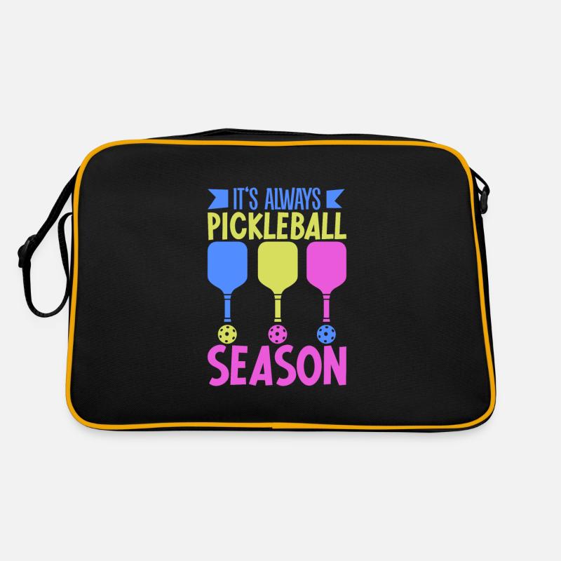 Pickleball Player Pickleball Paddle Pickleball Retro Tasche