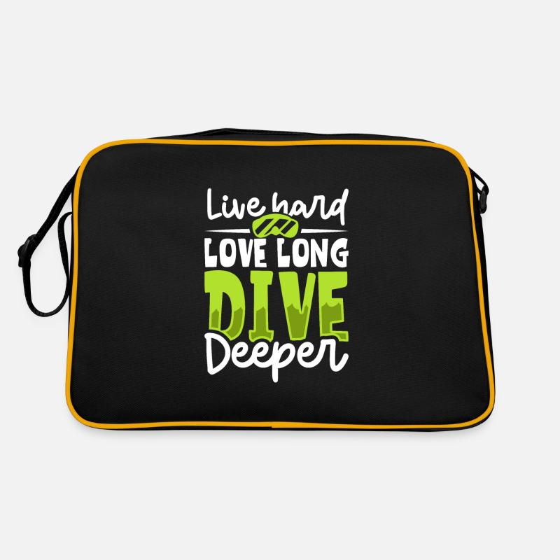 Scuba Diver Scuba Diving Geschenkidee Retro Tasche