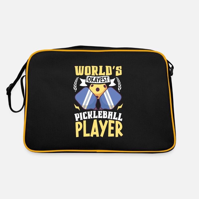 Pickleball Player Pickleball Paddle Pickleball Retro Tasche
