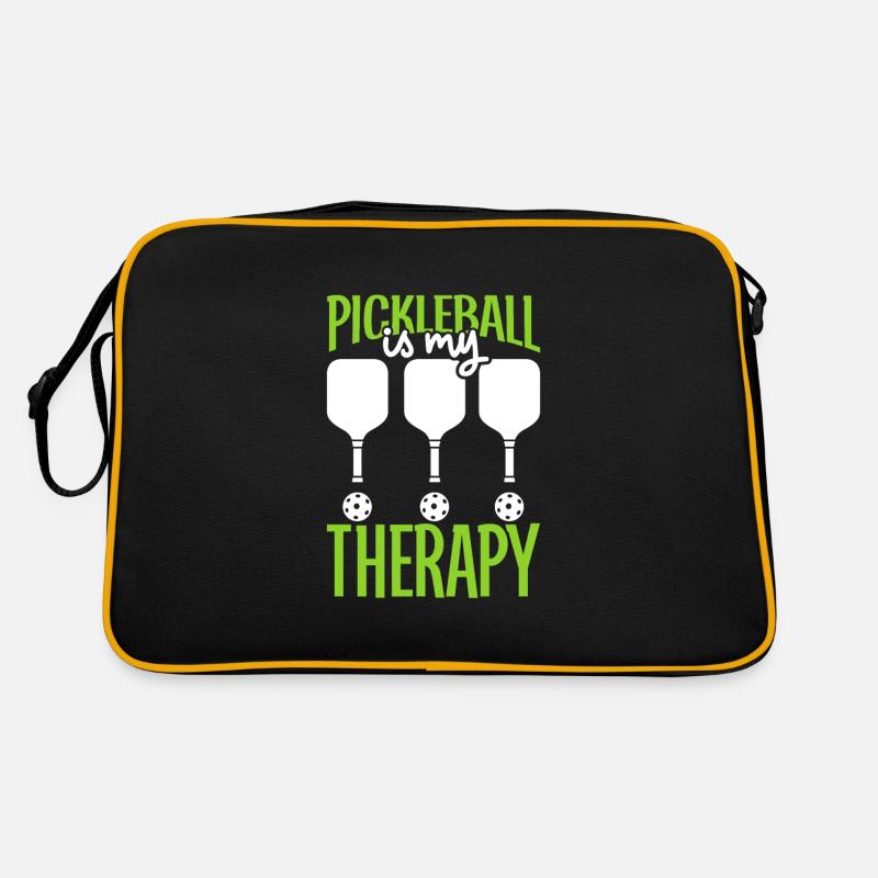 Pickleball Player Pickleball Paddle Pickleball Retro Tasche