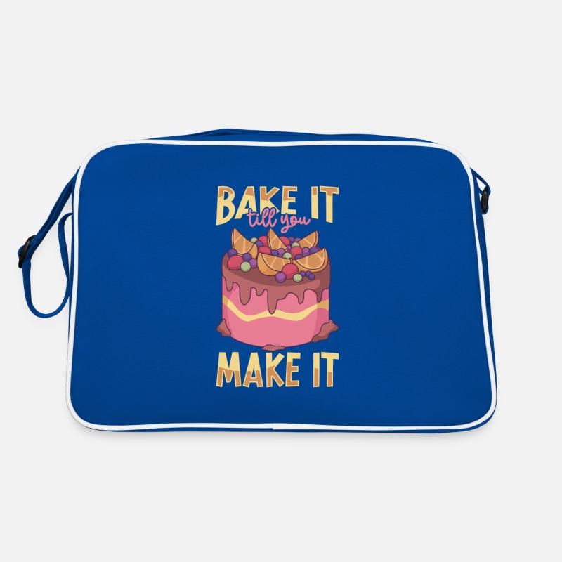 Bäcker Backen Cupcake Brot Plätzchen Küche Kochen Retro Tasche