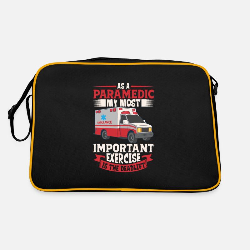 Paramedic First Responder Ambulance Driver Retro Bag