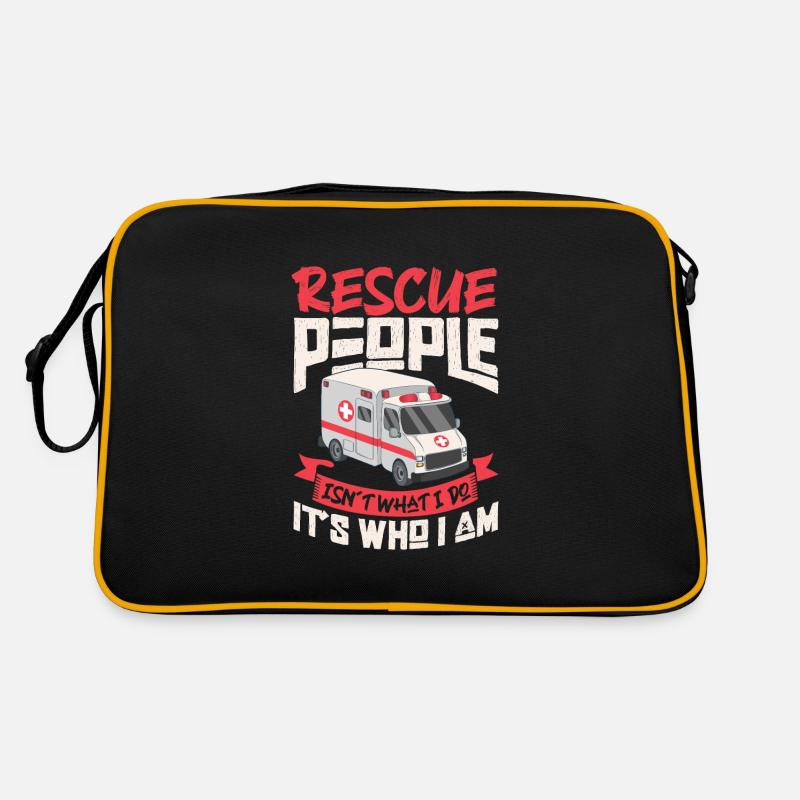 Paramedic First Responder Ambulance Driver Retro Bag