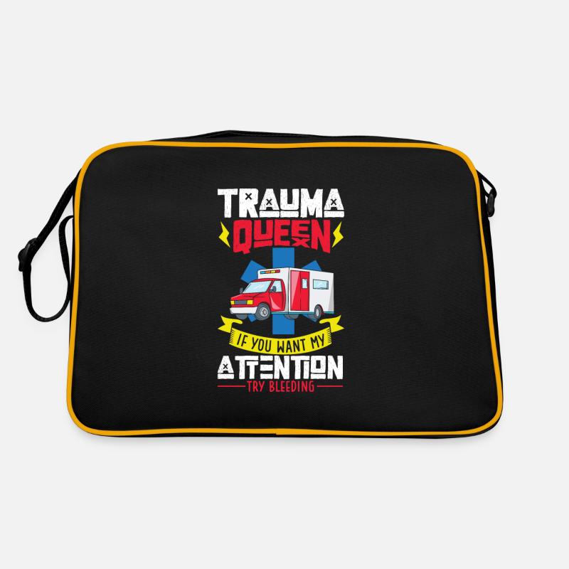 Paramedic First Responder Ambulance Driver Retro Bag