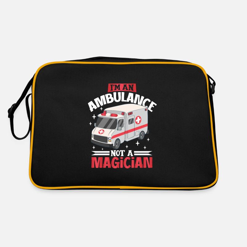 Paramedic First Responder Ambulance Driver Retro Bag