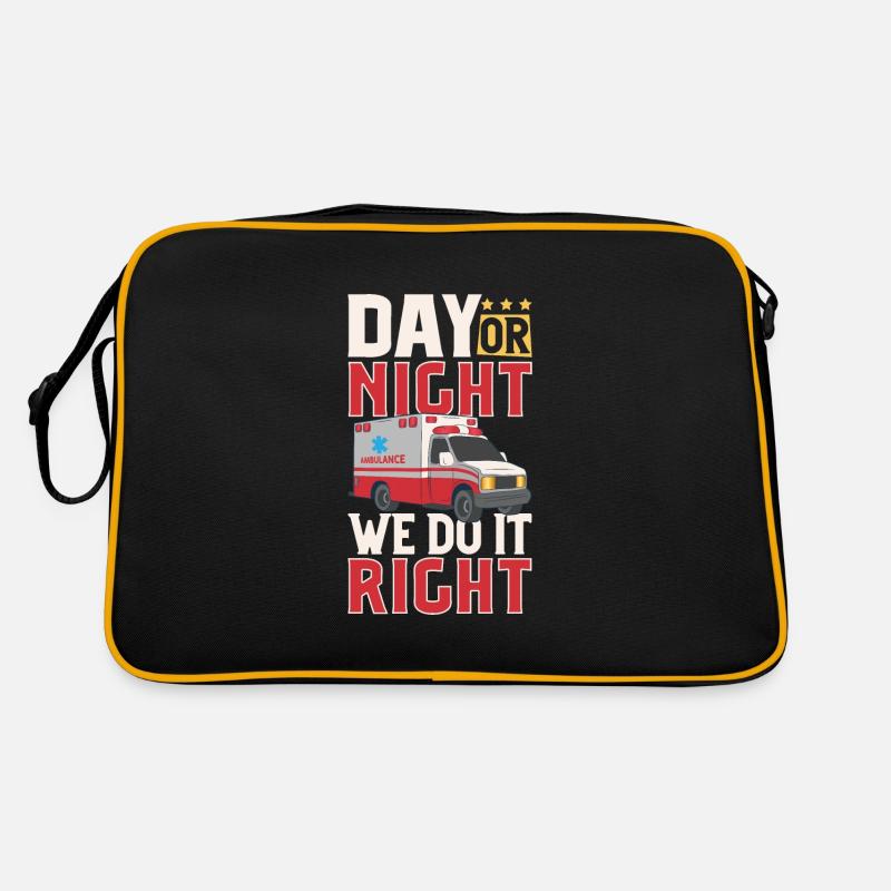 Paramedic First Responder Ambulance Driver Retro Bag