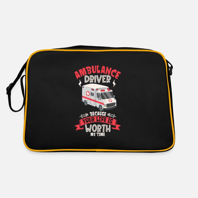 Paramedic First Responder Ambulance Driver Retro Bag