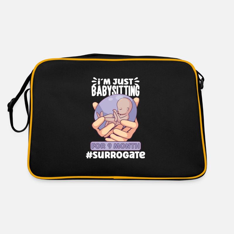 Surrogate Surrogacy Gestational Surrogate Mom Retro Tasche