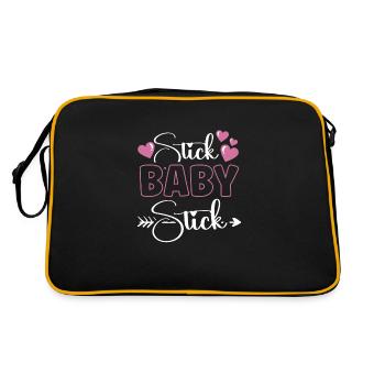 Date of embryo transfer IVF in vitro fertilization - Retro Bag - black/gold - Back