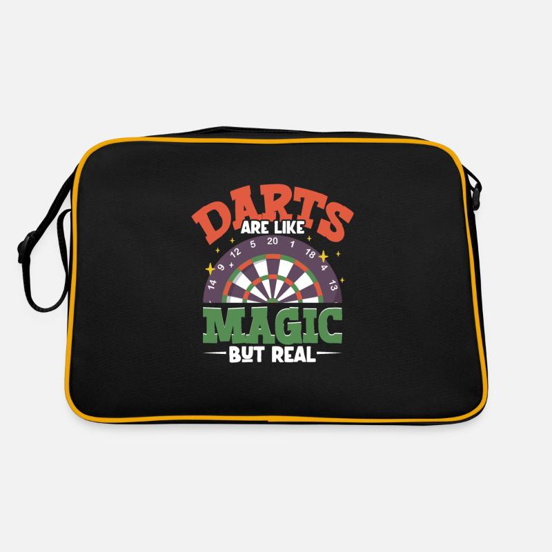 Fléchettes Joueur Fléchettes Dartboard Dartboard Darts Sac Retro