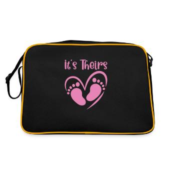 Mère porteuse de substitution Maman de mère porteuse gestationnelle - Sac Retro - noir/or - Dos
