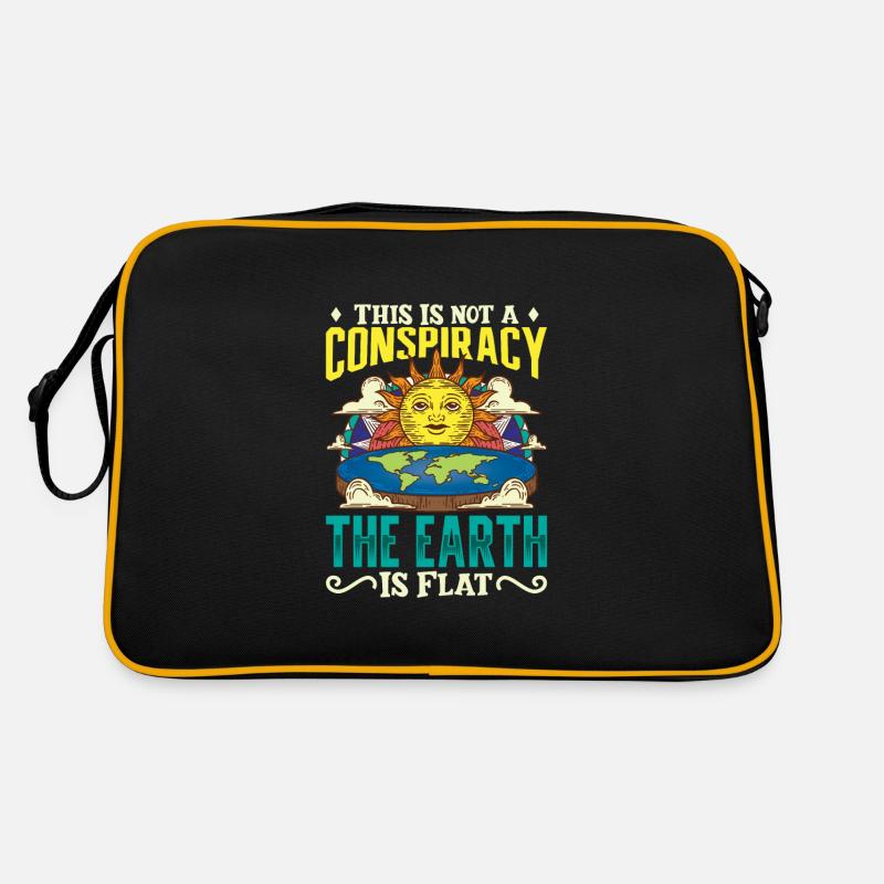 Flat Earth Theory Flat Earth Army Earth Retro Bag