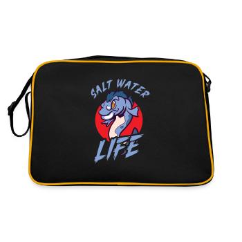 Pêche en eau salée Pêcheur Perche Canne à pêche Bobbe - Sac Retro - noir/or - Dos