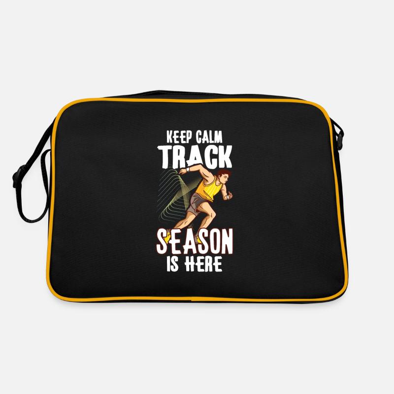 Athlétisme Athlétisme Coureurs Course Cadeau Sac Retro