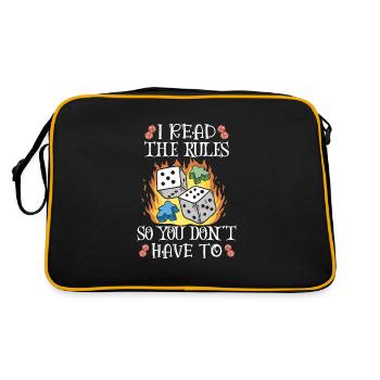 Wine Board Games Chess Board Game Player Gambling - Retro Bag - black/gold - Back