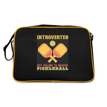 Joueur de pickleball Pickleball Paddle Pickleball - Sac Retro - noir/or - Dos