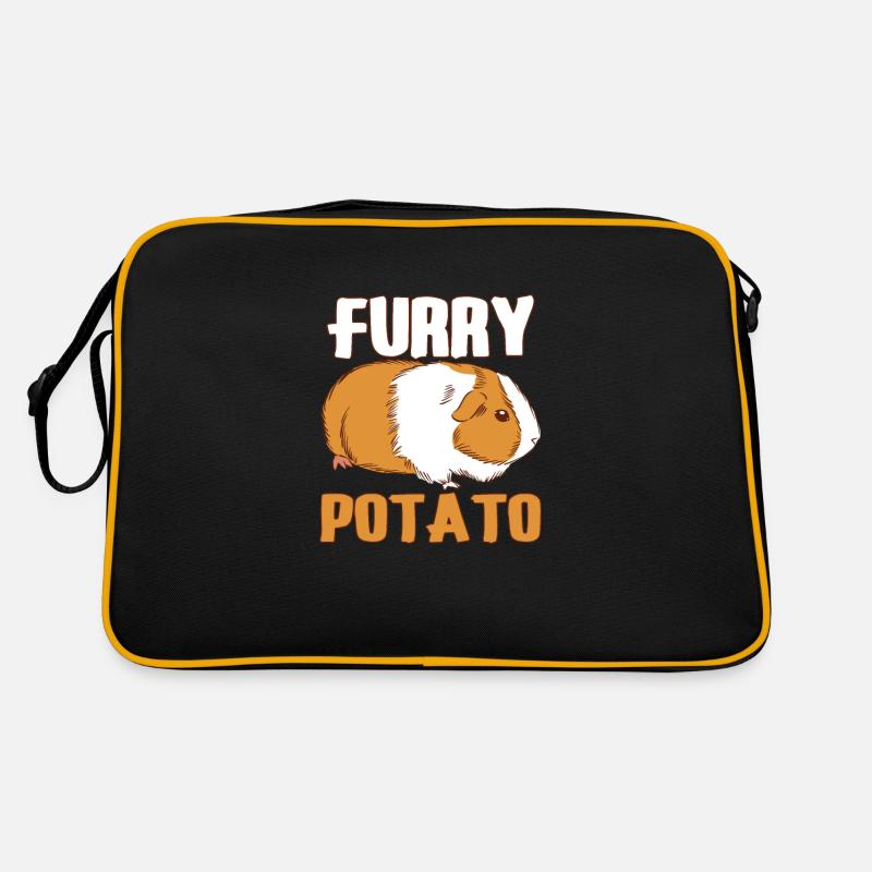 Idée cadeau de pomme de terre poilue amoureux du cochon d’Inde Sac Retro