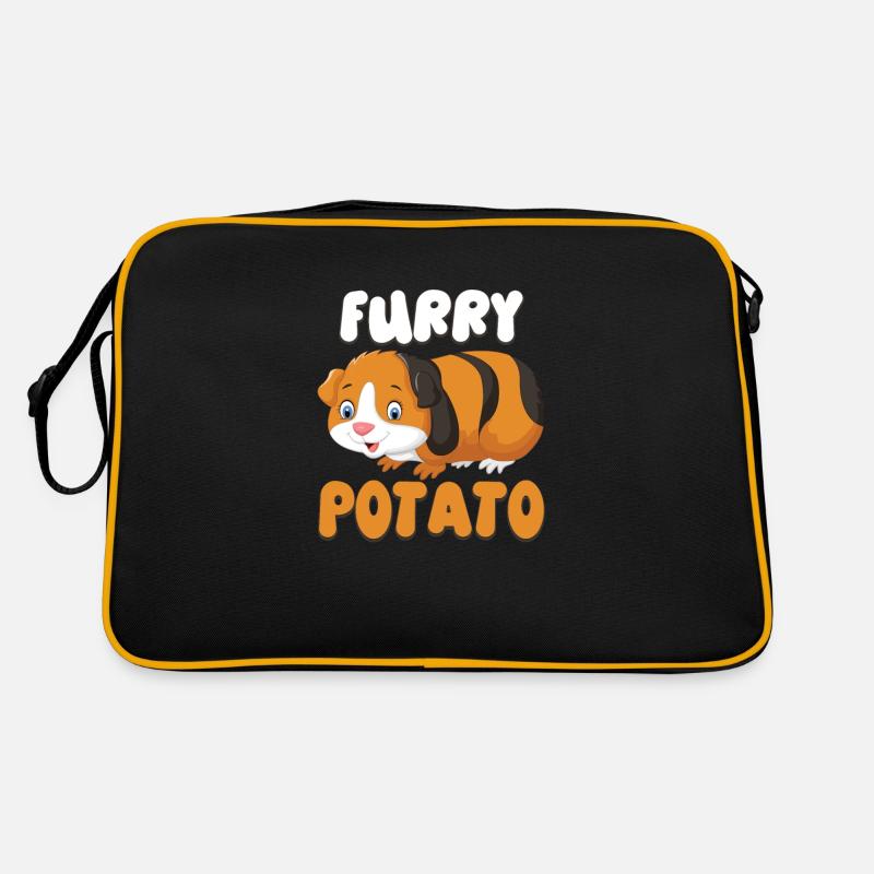 Idée cadeau de pomme de terre poilue amoureux du cochon d’Inde Sac Retro