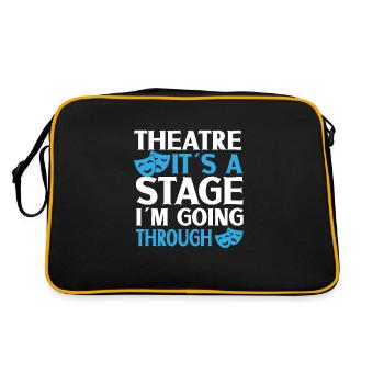 Professeur d’art dramatique Professeur d’art dramatique - Sac Retro - noir/or - Dos
