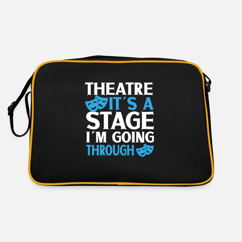 Theaterlehrer Schauspiellehrer Retro Tasche