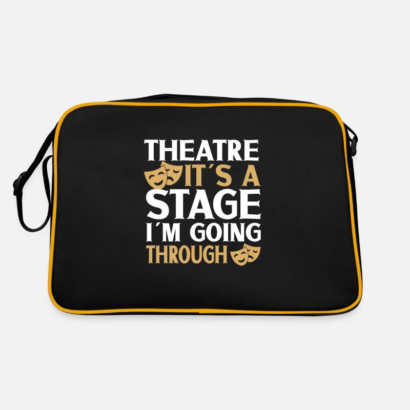 Theaterlehrer Schauspiellehrer Retro Tasche