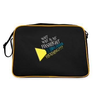 Paranormal Research Halloween Ghost Hunter - Retro Bag - black/gold - Back