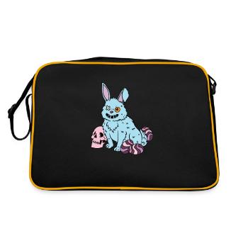 Gothic Rabbit Gothic Rabbit Gothic Easter Emo Goth - Retro Bag - black/gold - Back
