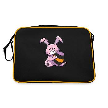 Gothic Rabbit Gothic Rabbit Gothic Easter Emo Goth - Retro Bag - black/gold - Back